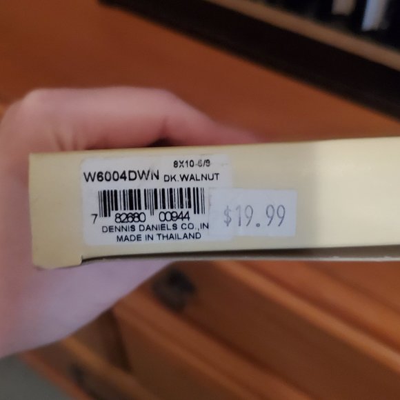 Dennis Daniels Matted Double 4x 6" Photo with Dark Walnut (W41) wood Frame, NWT - Picture 4 of 5